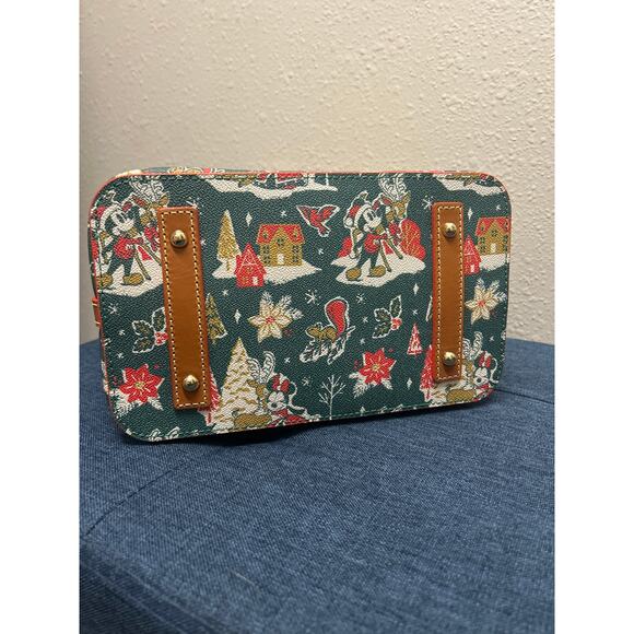 NWT Disney Dooney & Bourke Mickey Minnie Mouse Christmas 2022 Satchel Purse Bag - Picture 15 of 16